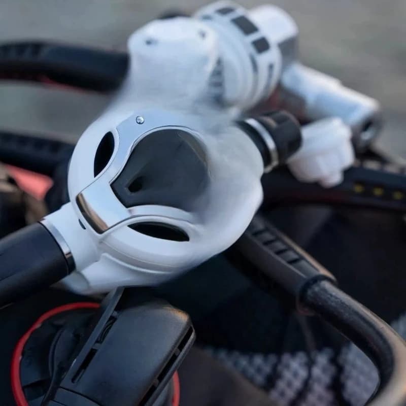 White Titanium Respiratory Regulator Spare