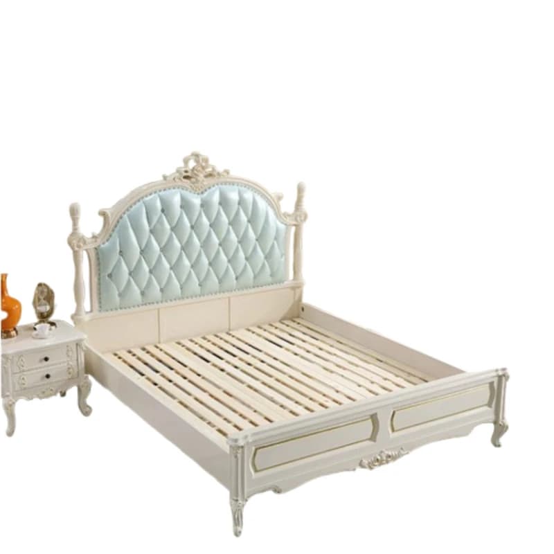 Aesthetics Soft French Bed Frame High End Design Fashionable High Quality Twin Bed Frame Organizer Create Muebles Home Furniture