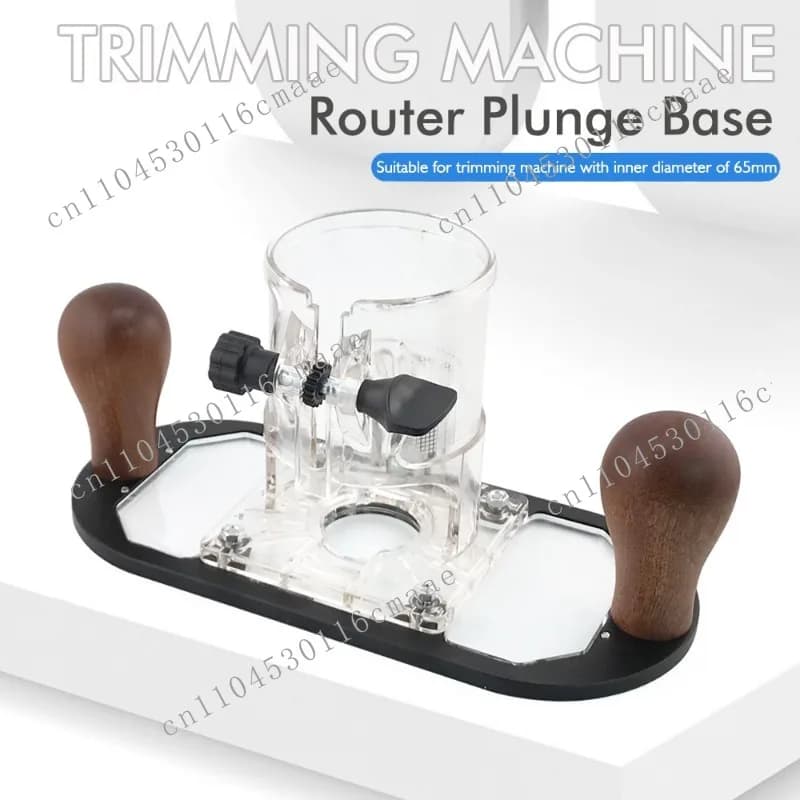Trimming machine flip-chip base modified transparent cover woodworking engraving machine accessories engraving,milling  grooving