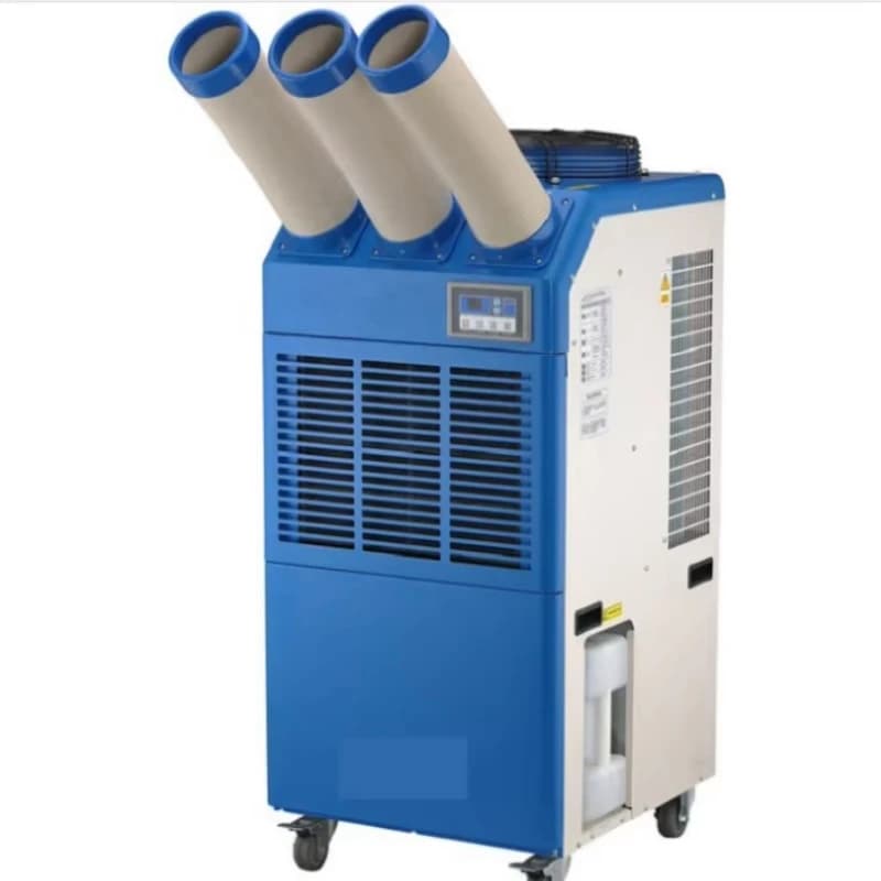 Hospital tents use portable air conditioners