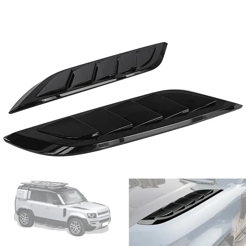For land rover Defender 110 Accessories HOOD BONNET AIR VENT COVERS for 90 110 L663 2020  Car Accessories