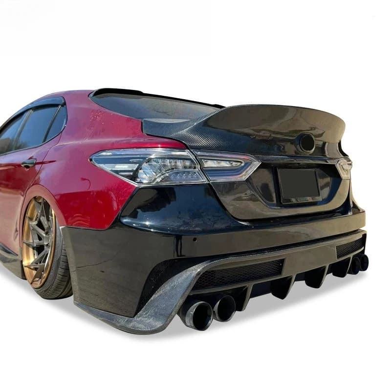 Carbon Fiber Modified Trunk Lid Upgraded Cover for Camry 8th 2018-2023