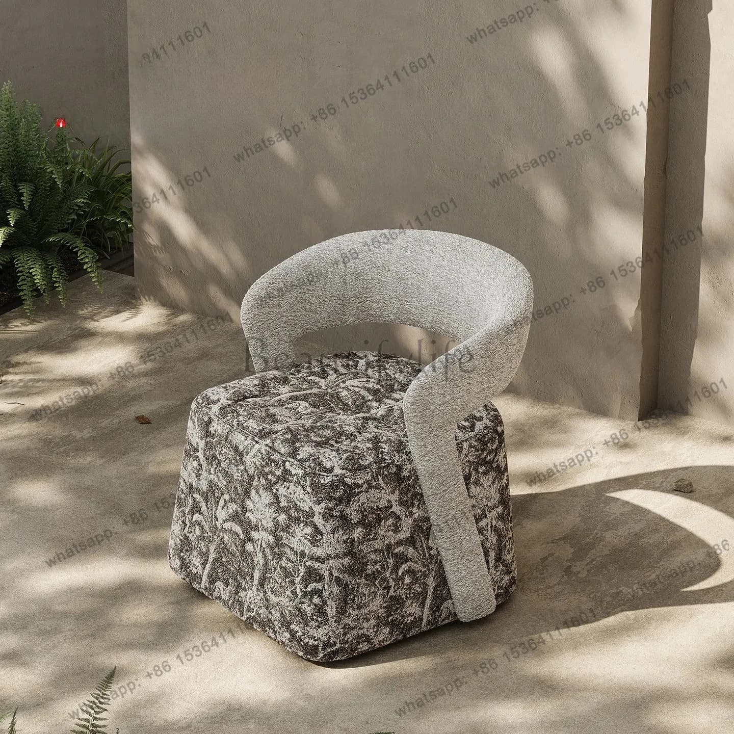 yj9 Modern minimalist sofa chair Italian minimalist creative high-end small apartment lazy leisure chair