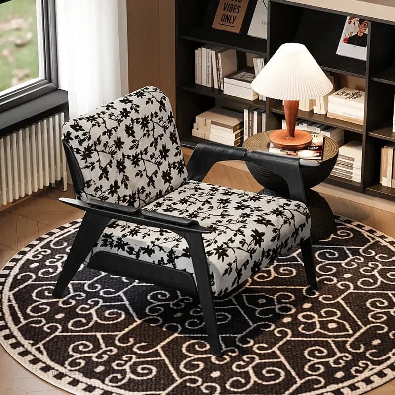 Retro Nordic Living Room Chairs Velvet Luxury Comfortable Sofa Living Room Chairs Italian Design Home Furniture Cadeiras LLLC