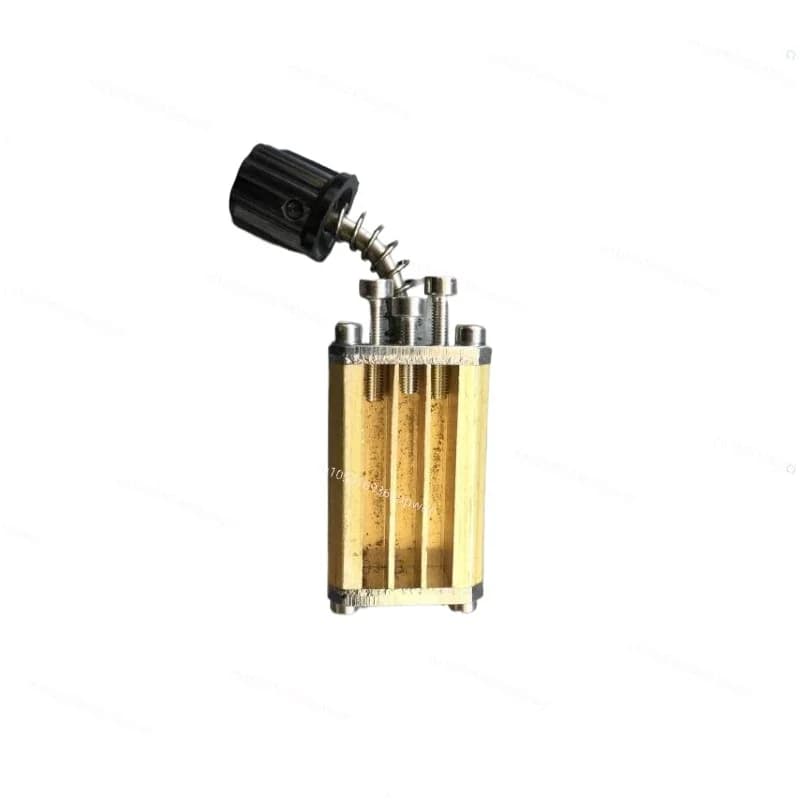 HP-280/241B Color Ribbon Coding Machine Printing Head Heating Block 2 / 3 Rows All Copper Professional Word Particle Fixture