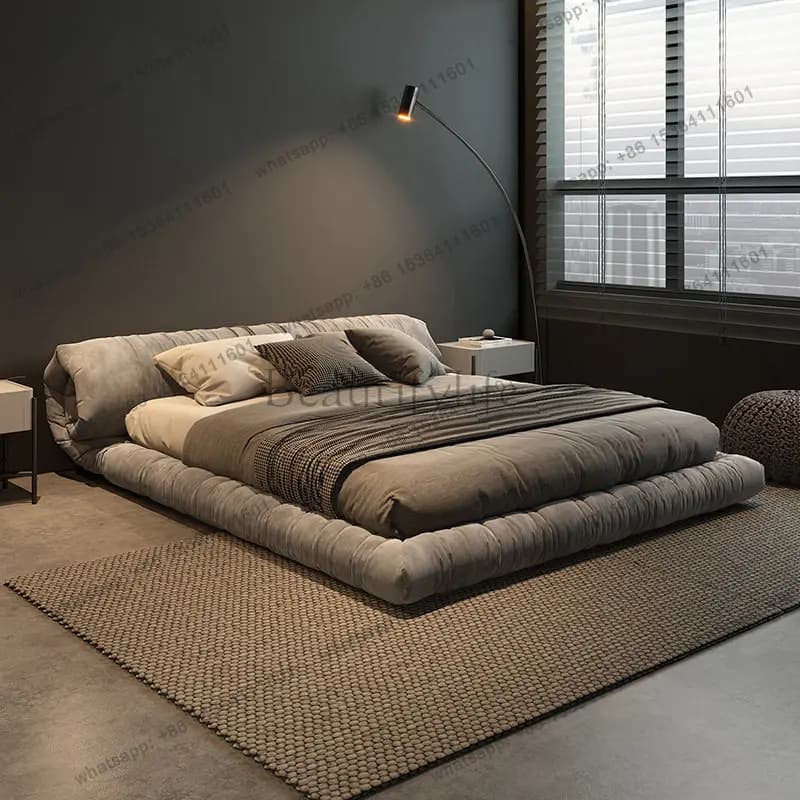 LJY king size comfortable bed 2 people 180x200cm bedroom furniture camas de dormitorio Double bed Modern Luxury camas matrimonia