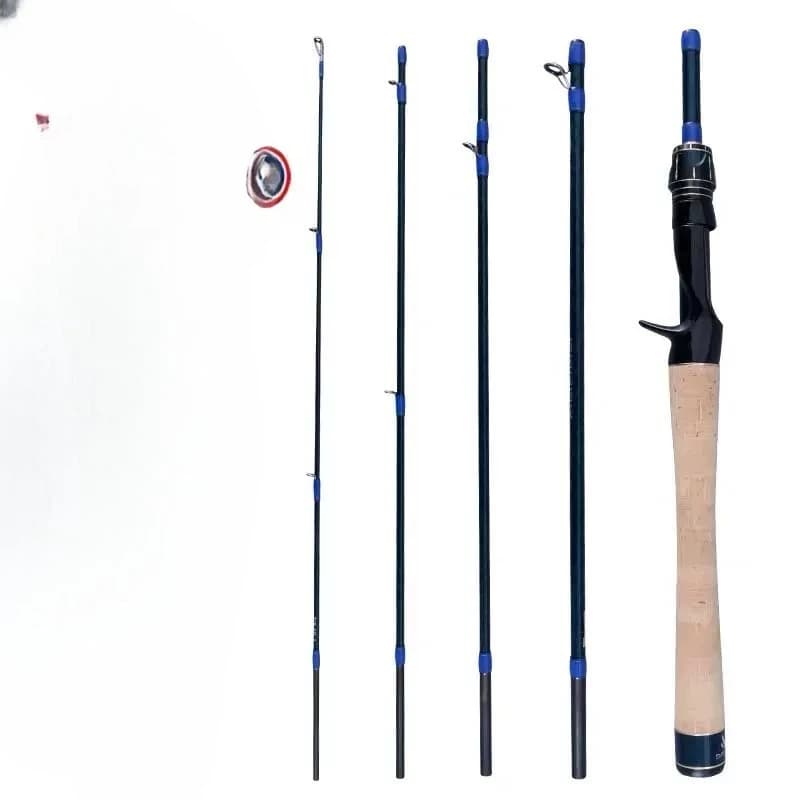 Portable All-Fuji Universal Straight Shank Integrated Grip Luya Rod Wheel Set