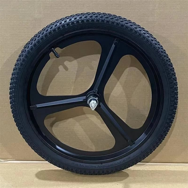 Magnesium Alloy Integrated Wheel Set For Kids Bike, Complete Mountain Bicycle Rims Fit 12/16 Inch Children Bicycles