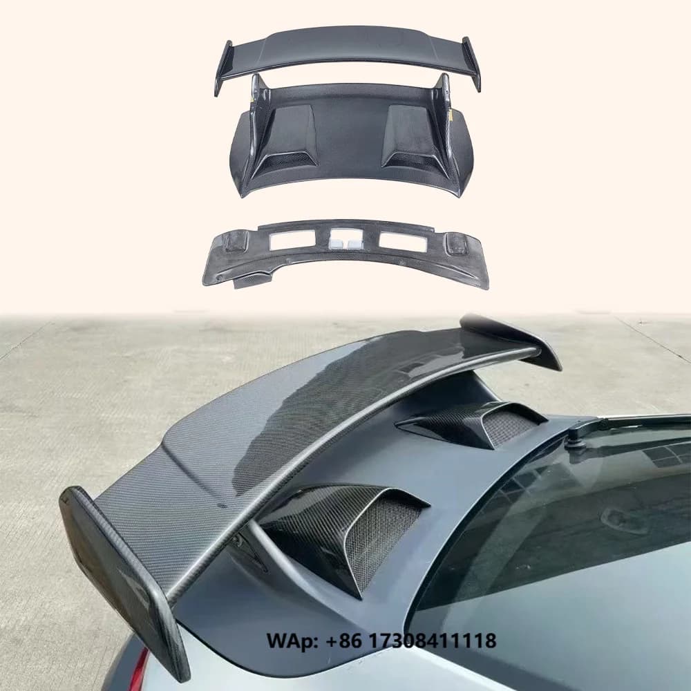 For  911 991.2 2015-19 Carbon Fiber GT3 Style Rear Trunk GT Spoiler Wing