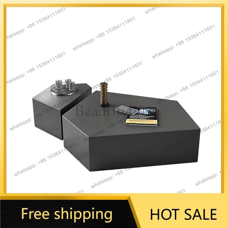 Coffee table light luxury modern Italian minimalist special-shaped high-end sense irregular