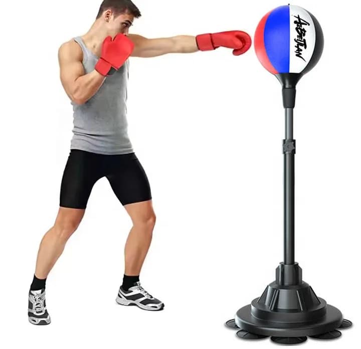 Reflex Speed Fitness Training Bag Free Standing Pedestal Boxing Bag