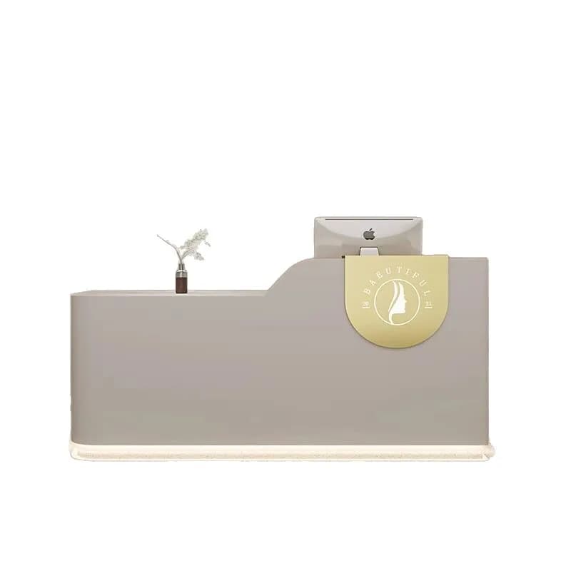 CX clothing store checkout page store small beauty salon reception desk paint bar