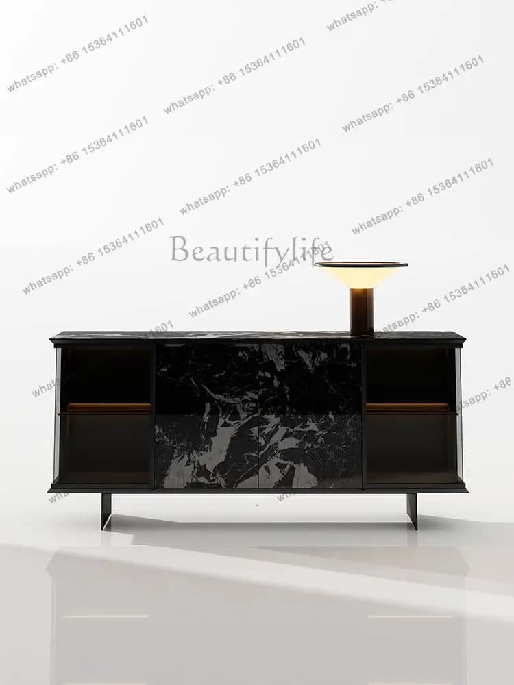 Italian minimalist entryway cabinet modern minimalist slate sideside storage cabinet
