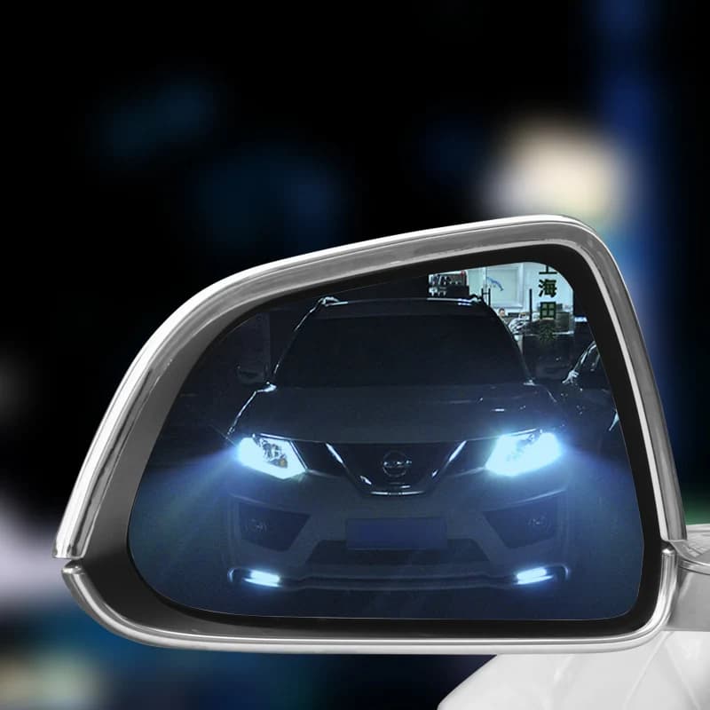 Car Rearview Mirror Blue Glass Lens Wide View Anti Glare Left Right Side Heated For Model 3 2022 Accessories 2021 2020 2019