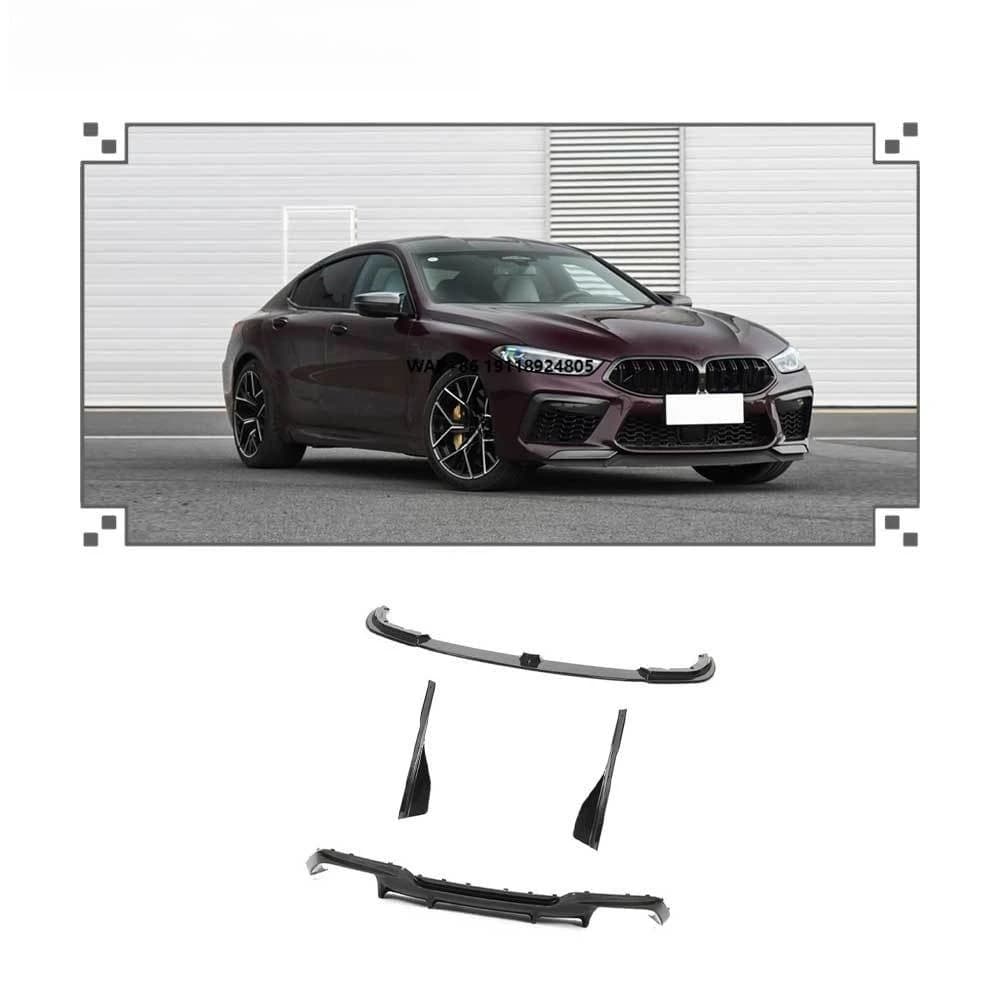 Dry Carbon Fiber Body Kit with Front Lip Side Skirts Rear Diffuser for  8 Series M8 Sedan 4-Door 2018-2022