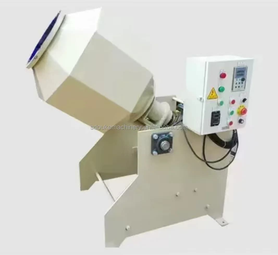 Magnetic Polishing Automatic Grinding Tilting Variable Speed Drum