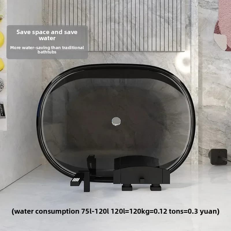 For Transparent Small Bathtub Resin Artificial Stone