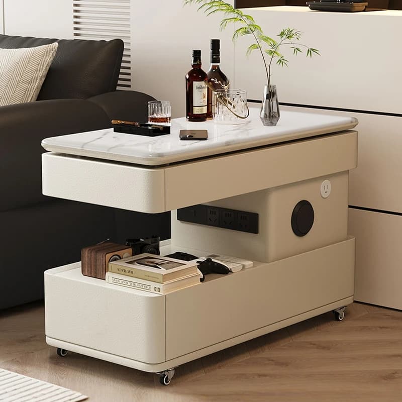 multifunctional movable coffee tables Height adjustment small apartment Coffee table lifting luxury couchtisch home furniture