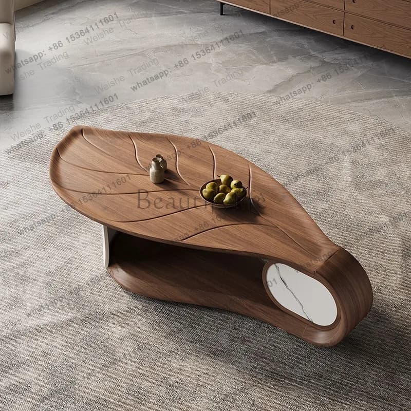Unique Trendy Coffee Table Storage Luxury Nordic Coffee Table Living Room Modern Salon Furniture