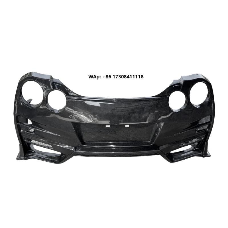 Top Secret Style Carbon Fiber Rear Bumper for R35 2008-2023