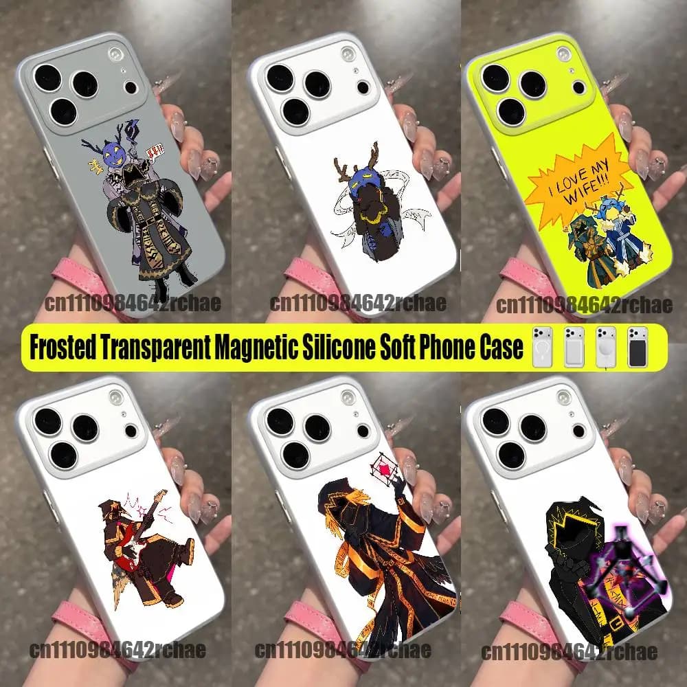 For Dusekkar F-Forsaken Taph Phone Case For iPhone 15 16 12 14 13 17 11 E Mini Plus Air Pro Max For Magsafe Magnetic Clear
