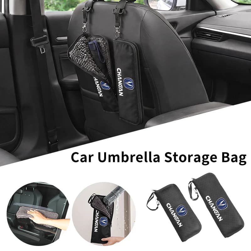 Car Seat Back Umbrella Bag Waterproof Storage Pouch Auto Accessories For Changan CS75 CS35 CS15 CS95 RAETON CX70 CS55 EADO