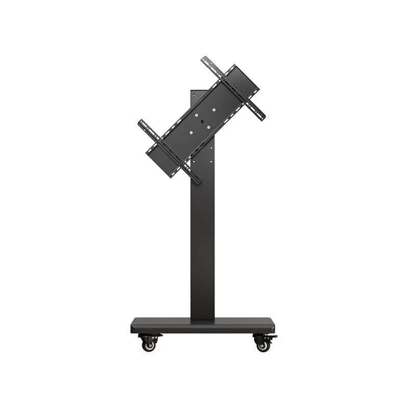 Mobile TV Cart for 26-65 Inch TVs up to 110lbs Height Adjustable Shelf Rolling Floor Stand with Wheels  600x400mm