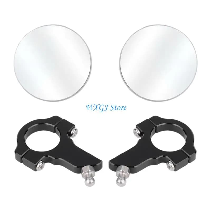 37JE Stainless Steel Motorcycle Side Mirror 360 Degree Rotation Suitable For RC390 390 Improved Safety And Easy Installation
