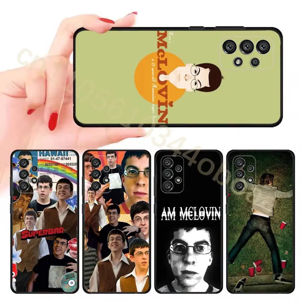 Mclovin Movie Superbad Phone Case For Samsung Galaxy A13,21s,22,31,32,52,53,71,80,A91 Soft Black Cover