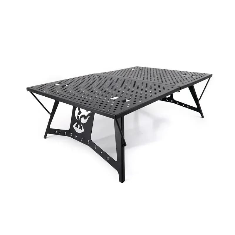 Metal folding table outdoor camping portable storage table steel, convenient, practical and durable