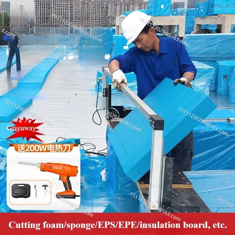 EPS foam sponge extruded board KT board exterior wall insulation board hot cutting machine electric hot wire cutting table