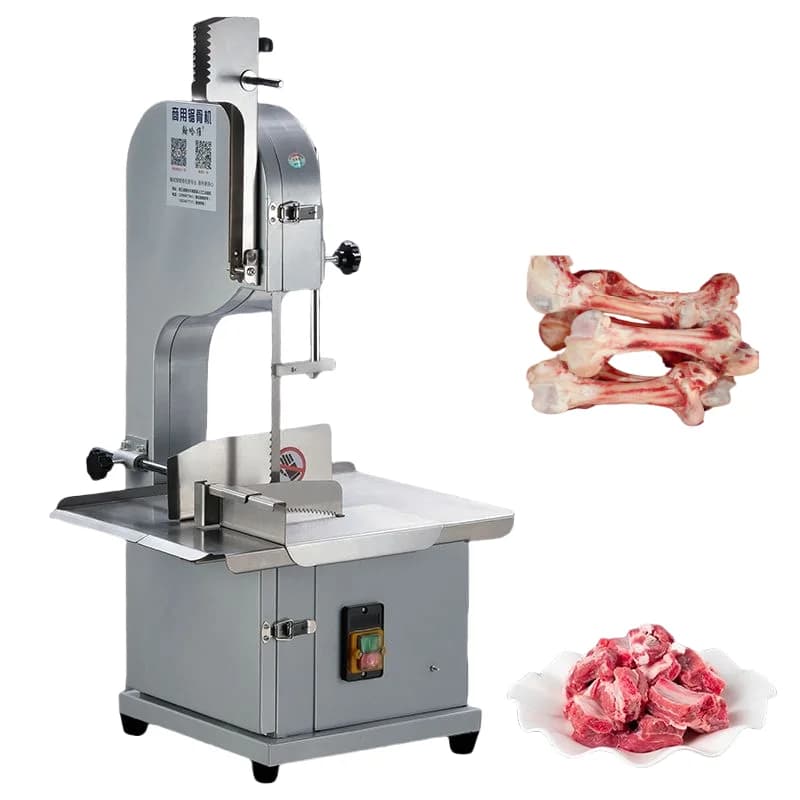 Quick Shipment Frozen Bone Saw Electric Stainless Steel Meat Fish Cutting Machine With Engine Core Components 1 Year Warranty