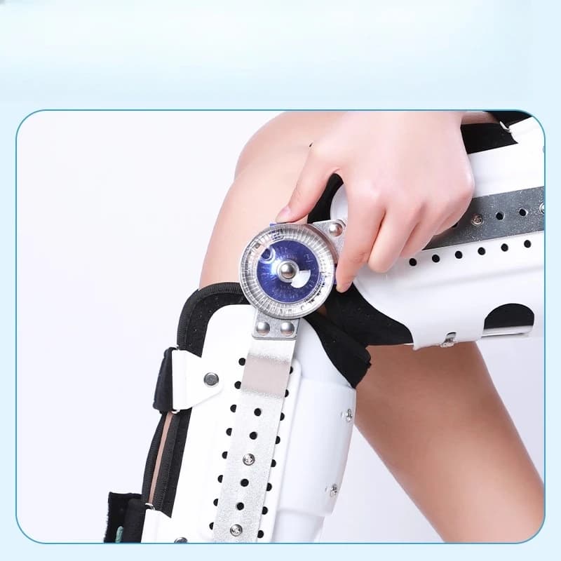 Medical Adjustable Knee Fixation Brace Postoperative Rehabilitation Orthopedic Brace for Meniscus Knee Patellar Ligament Tear