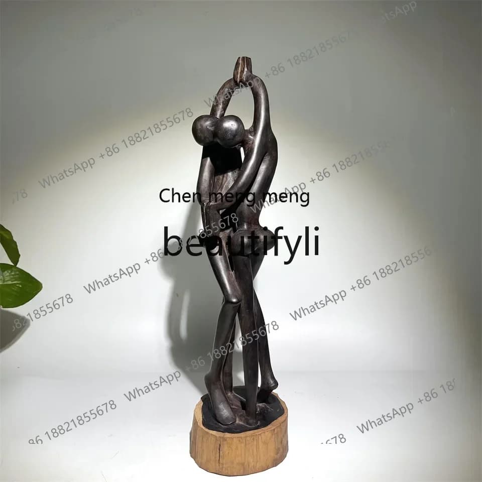 K182K182zqxEbony carving pure handmade African wood carving home soft decoration design jewelry