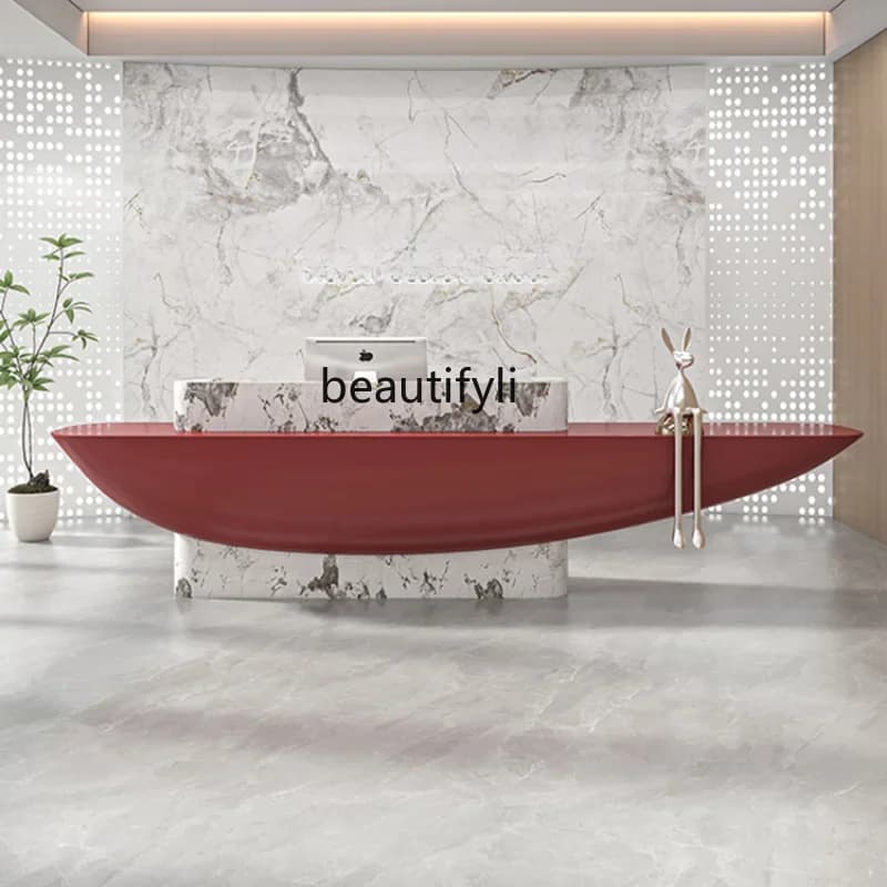 FG11Beauty Salon Cashier Clothing Store Yoga Studio Bar Training Class Hotel Reception Desk