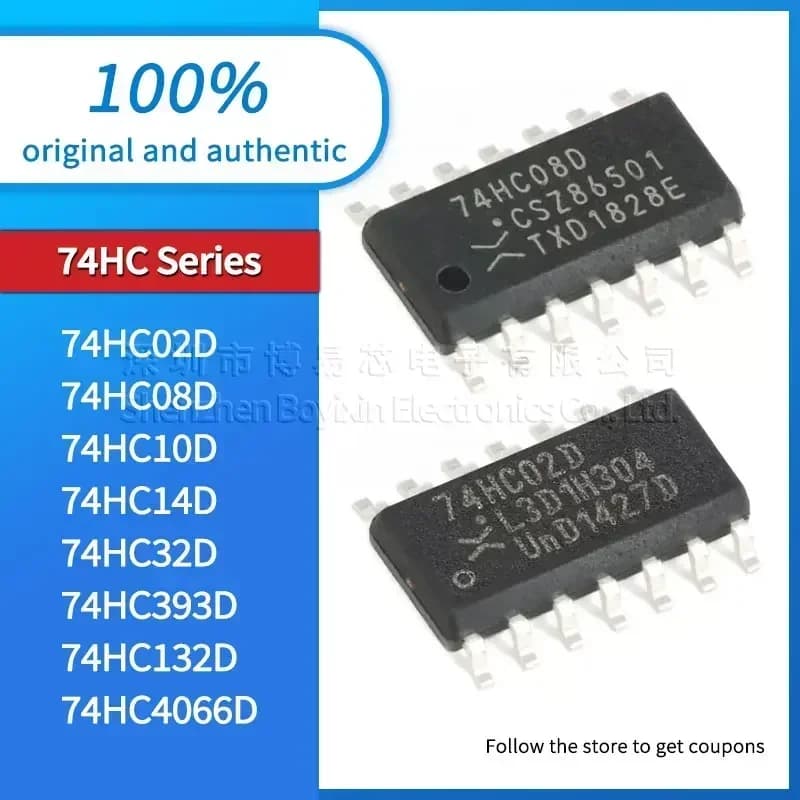 NEW 74HC02D 74HC08D 74HC10D 74HC132D 74HC14D 74HC32D 74HC393D 74HC4066D quality assurance
