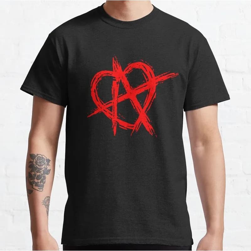 Relationship No Gods No Masters Gift T Shirt 0213 Anarchist Slogan Print Tee Anarchy Symbol Graphic Clothes All Size Tops S-6XL