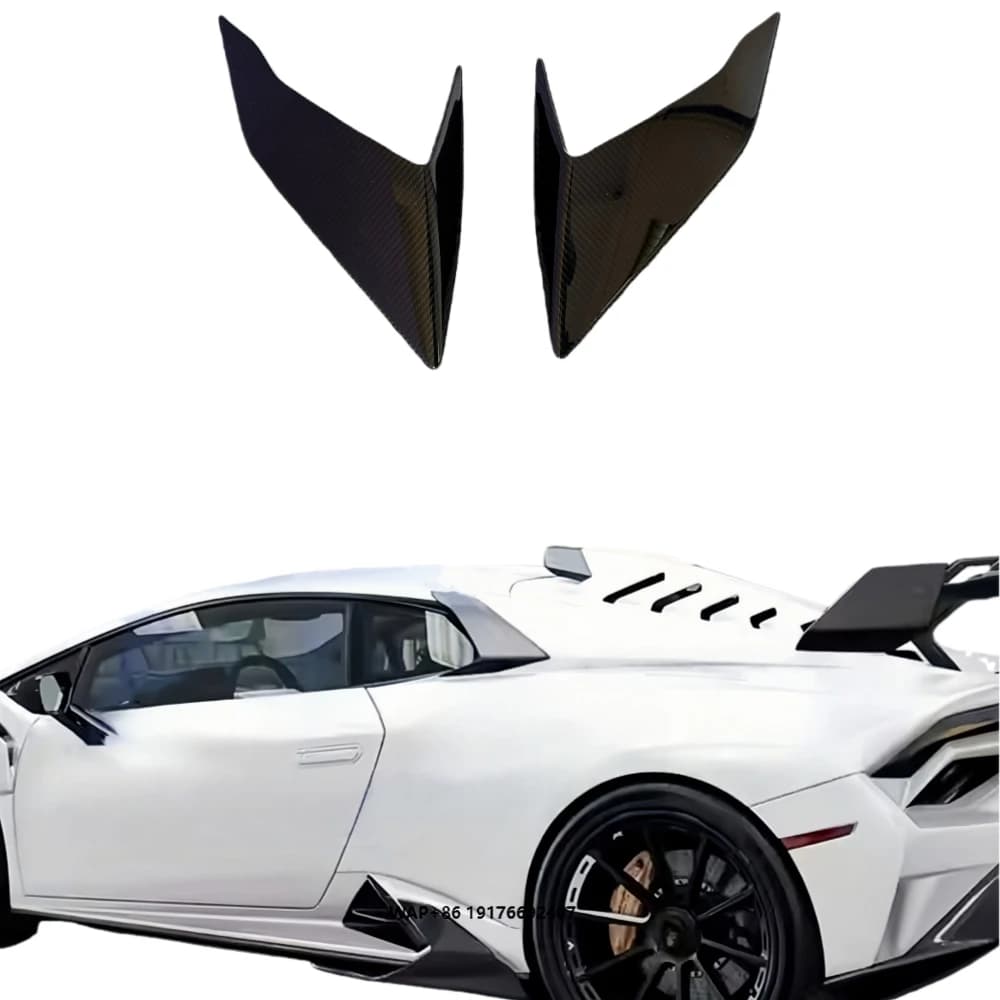 High Quality Body Parts Modified with V-style Dry Carbon Fiber Rear Fender Vents Suitable forLamborghini Huracan STO