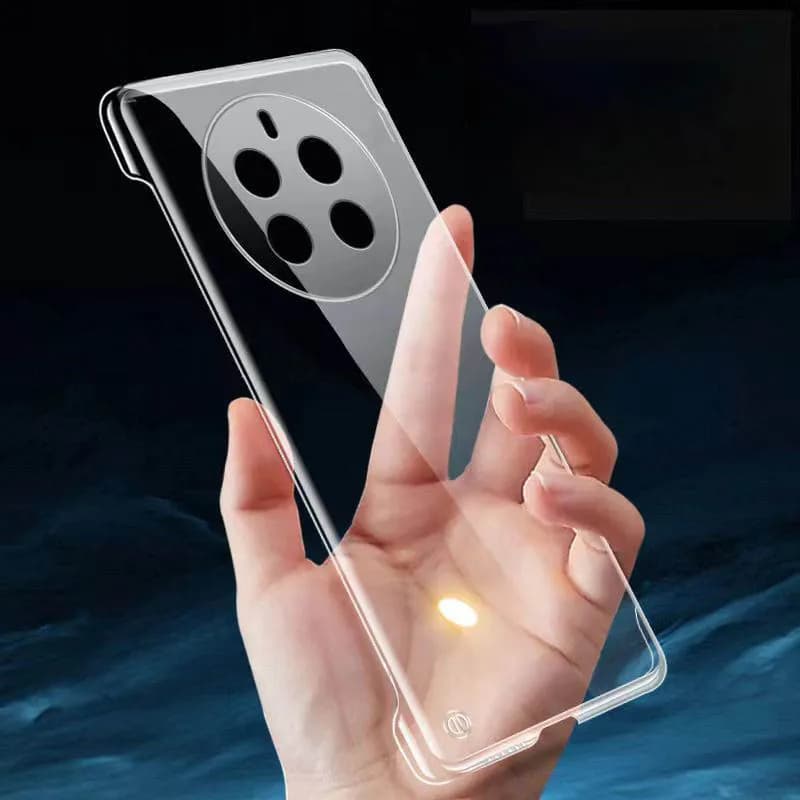 for Oppo Realme 12 Pro+ Plus Case Clear Frameless Hard PC Shockproof Bear Feeling Phone Cover Realme12Pro+Plus RMX3840 RMX3842