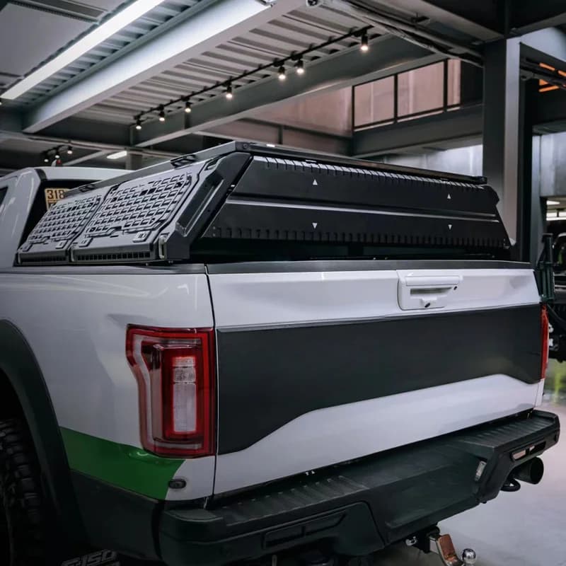 Car Accessories Heavy Duty Adjustable Aluminum Off-Road Truck Bed Cargo Rack for F150 Tacoma 5-6FT