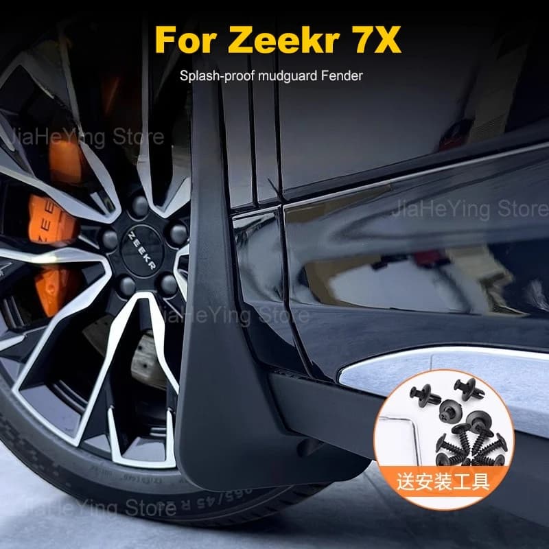 Fenders for Zeekr 7X 2025 Front and Rear Wheels Sediment-proof Liners Mudguards Tire Fenders Mud Flaps Accessories