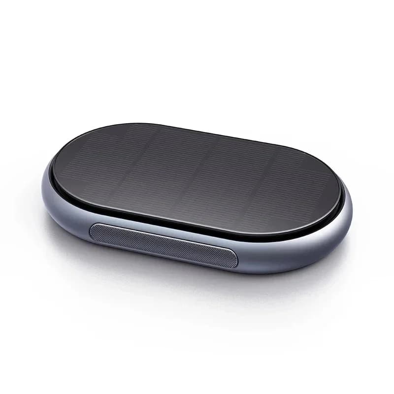 Wireless solar powered air purifier removes Pm2.5 three-layer Hepa filter desktop car air purifier