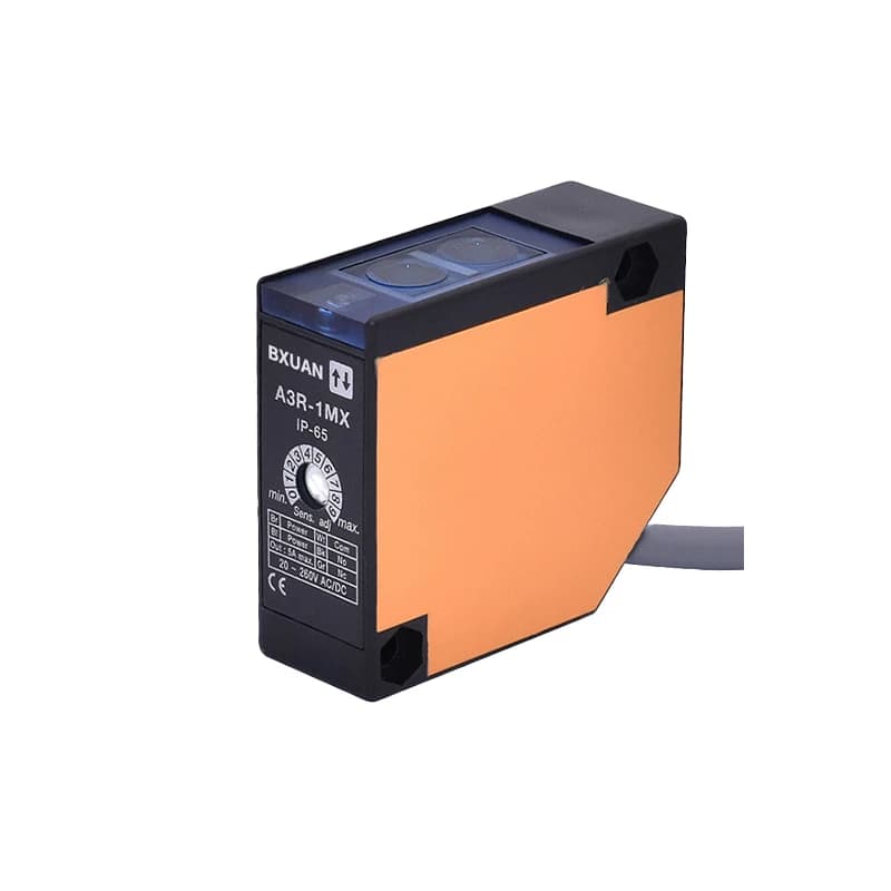 3M detection distance optical sensor switch square infrared photoelectric sensor with relay output beam of light photoelectric