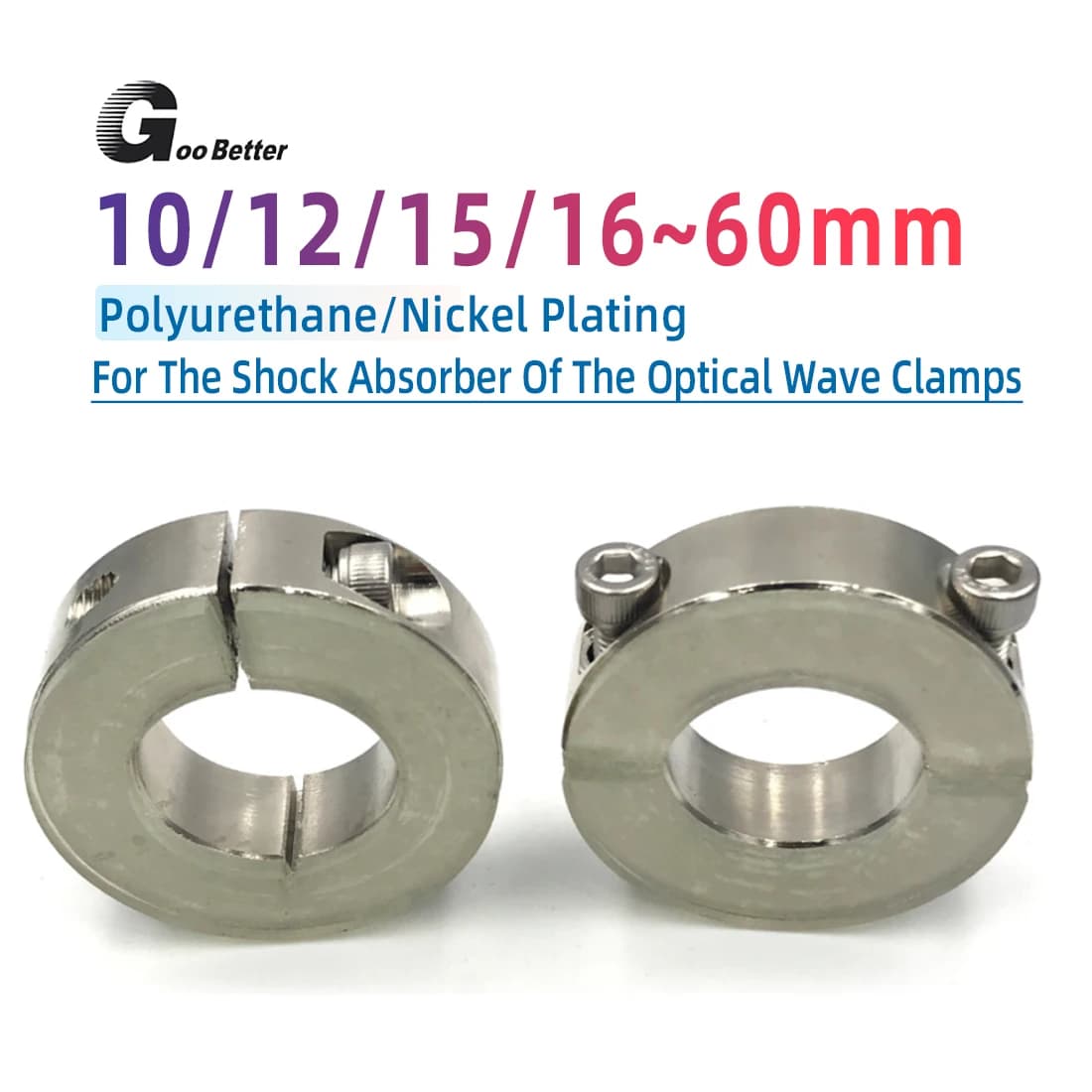 Clamp Collar Single/Double-Opening Retaining Ring Positioning Ring,Motion Clamping Ring With Polyurethane Washer
