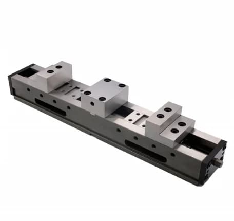 Multi-Station Precision Vise Adjustable Jaw For Machining Center 5-Axis Flexible Vise System With Quick Change Base For CNC