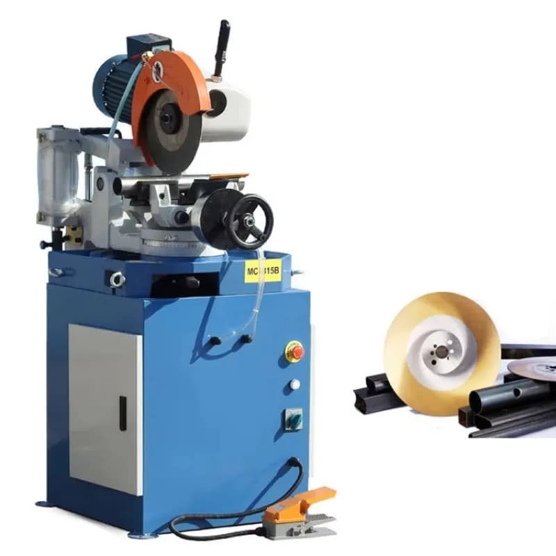 315 saw semi-automatic cold saw stainless steel pipe cutting machine with engine circular pipe cutting machine