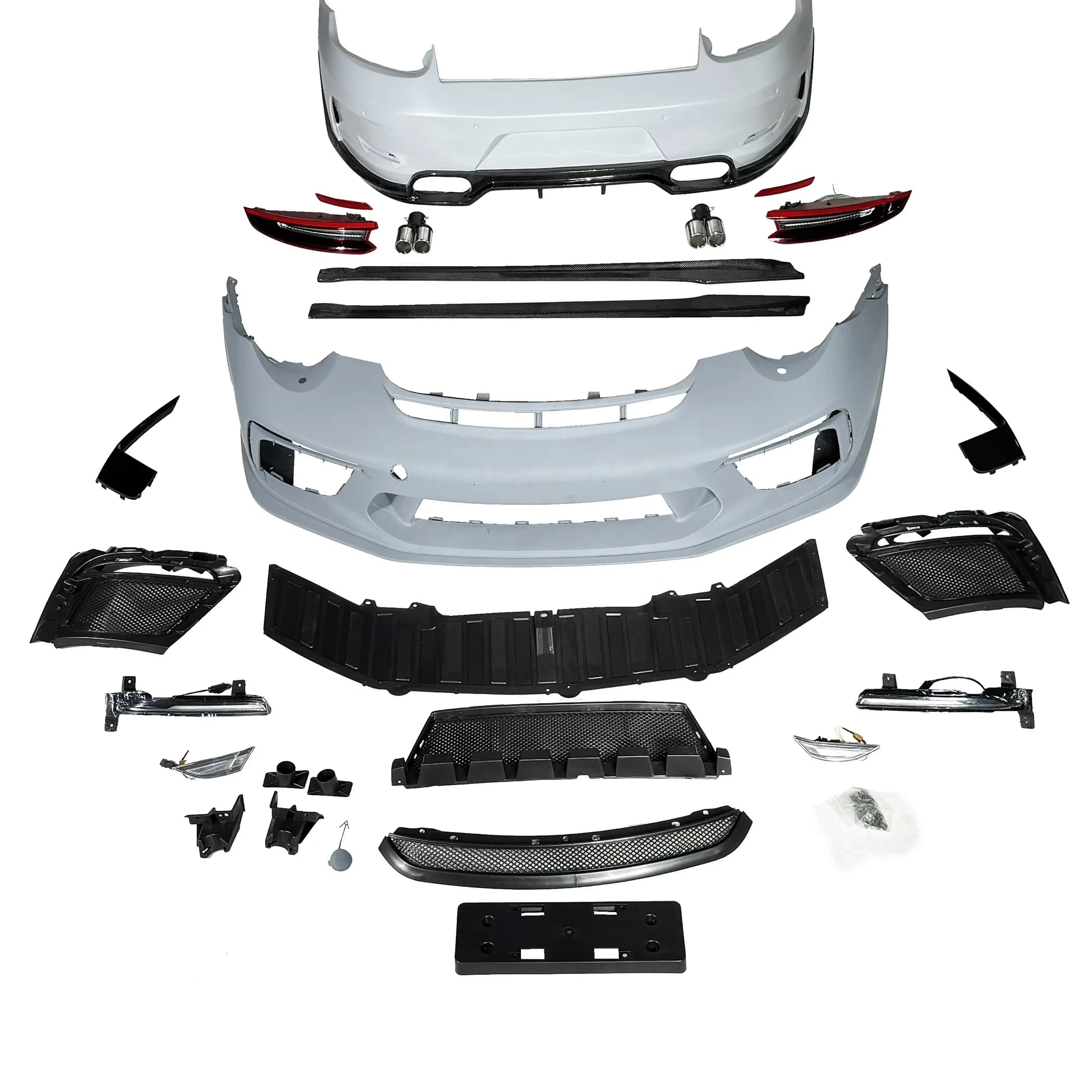 STLF 991.2 Body Kit for Porsches 997 Facelift Body Kit for Porsches 911 2005-2011 997 to 991 Body Kit