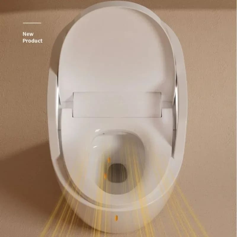Automatic flip integrated smart toilet
