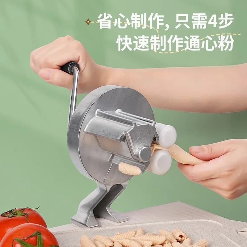 Pasta manual noodle machine, northern Shaanxi hemp food machine, hand crank noodle machine, macaroni machine