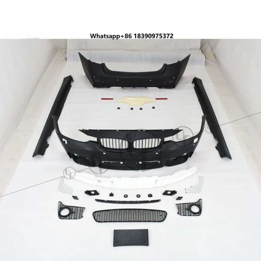 3 Series F30 M3 Body Kit to M3 Style with Front Bumper Rear Bumper and Side Skirt High Quality PP Material Car Kit